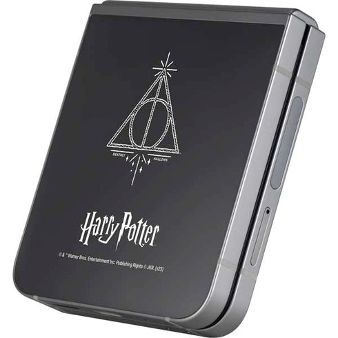 Wizarding Worlds Harry Potter Deathly Hallows Symbol Galaxy Z Flip6 Skin